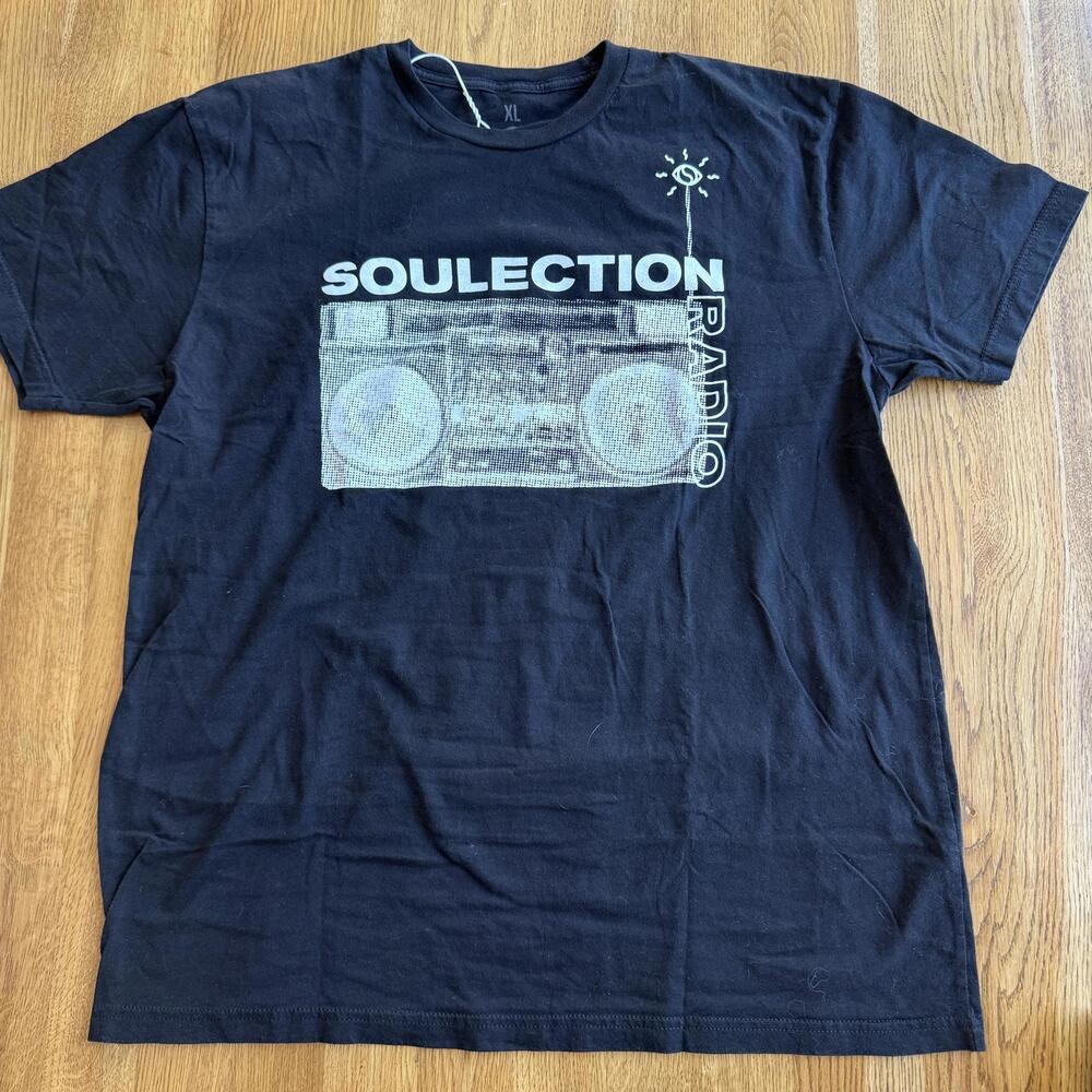 Soulection Radio Graphic T-Shirt Men's XL Black Future Beats